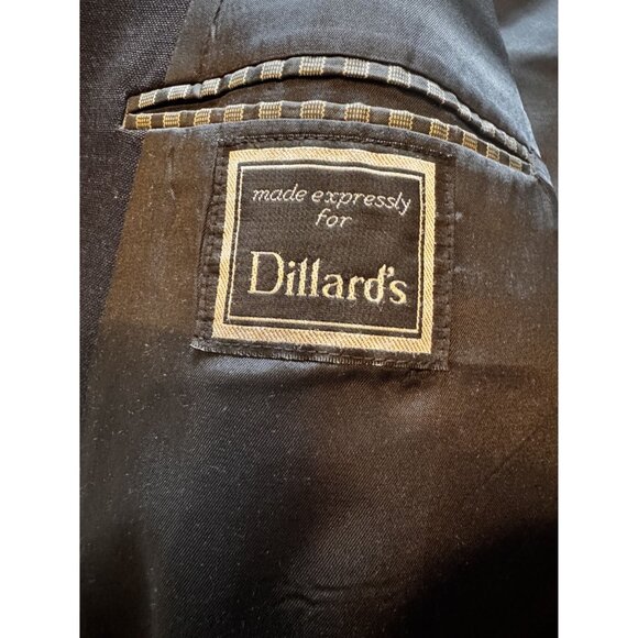 Vintage Wimbledon Of England Mens Navy Blazer 46R Wool Blend Suit Jacket Classic - Picture 3 of 11